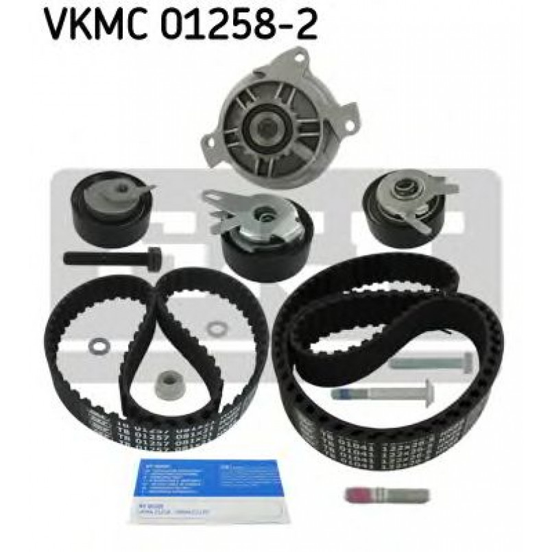 VKMC 01258-2 SKF - Насос охолоджуючої рідини + комплект зубчатого ремня